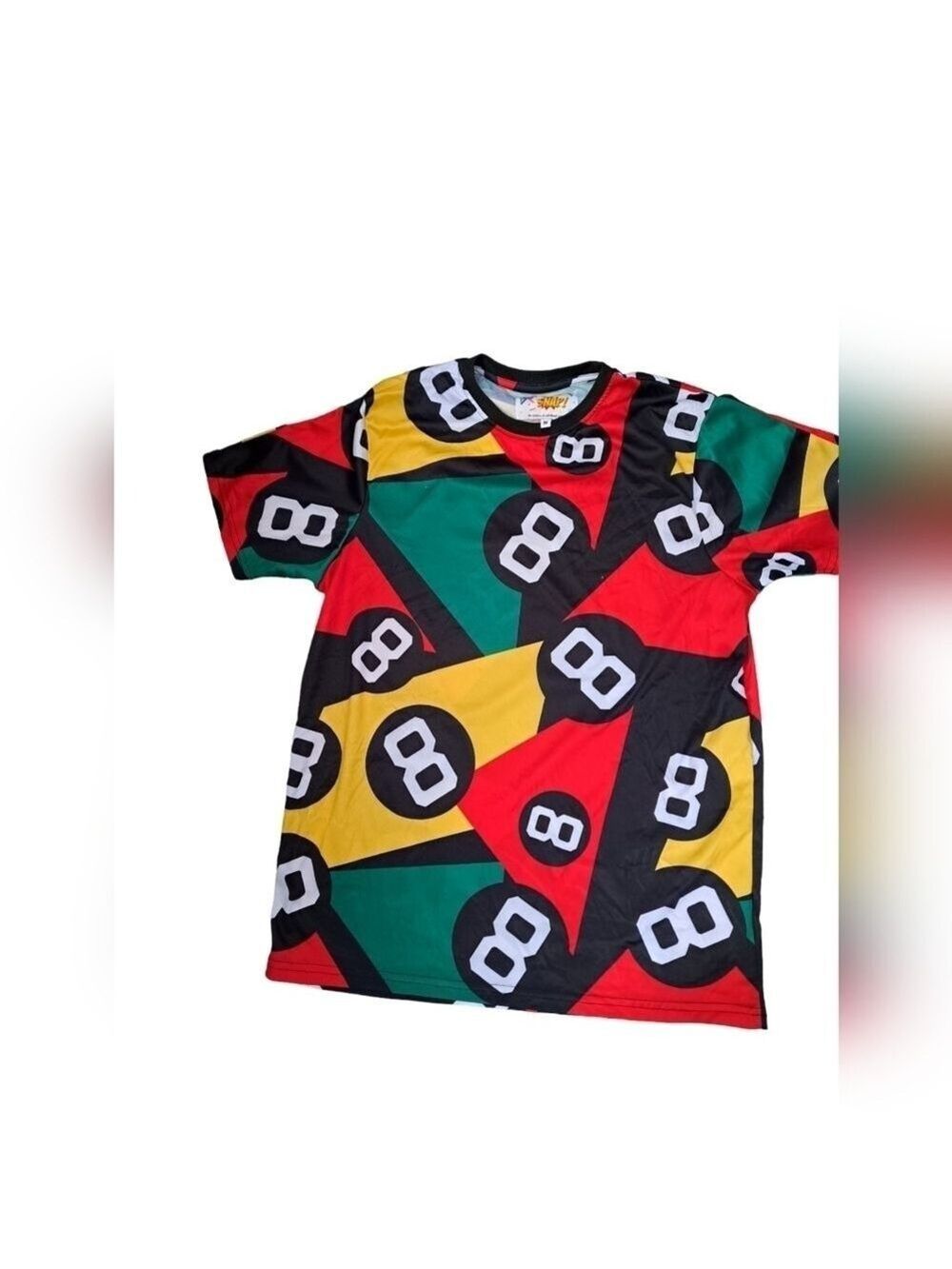 VTG Oh Snap! Drill Clothing T Shirt TEE Retro 8 Ball pool Print Short Sleeve Med - Picture 3 of 5